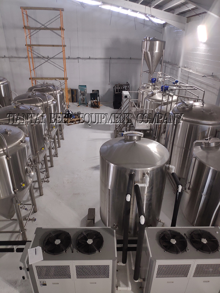<b>1800L beer brewing system installed at </b>
